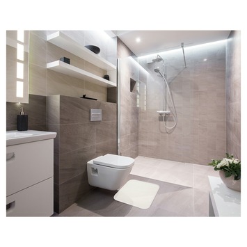 Differnz Badmat Altera 60x60 cm Gebroken Wit