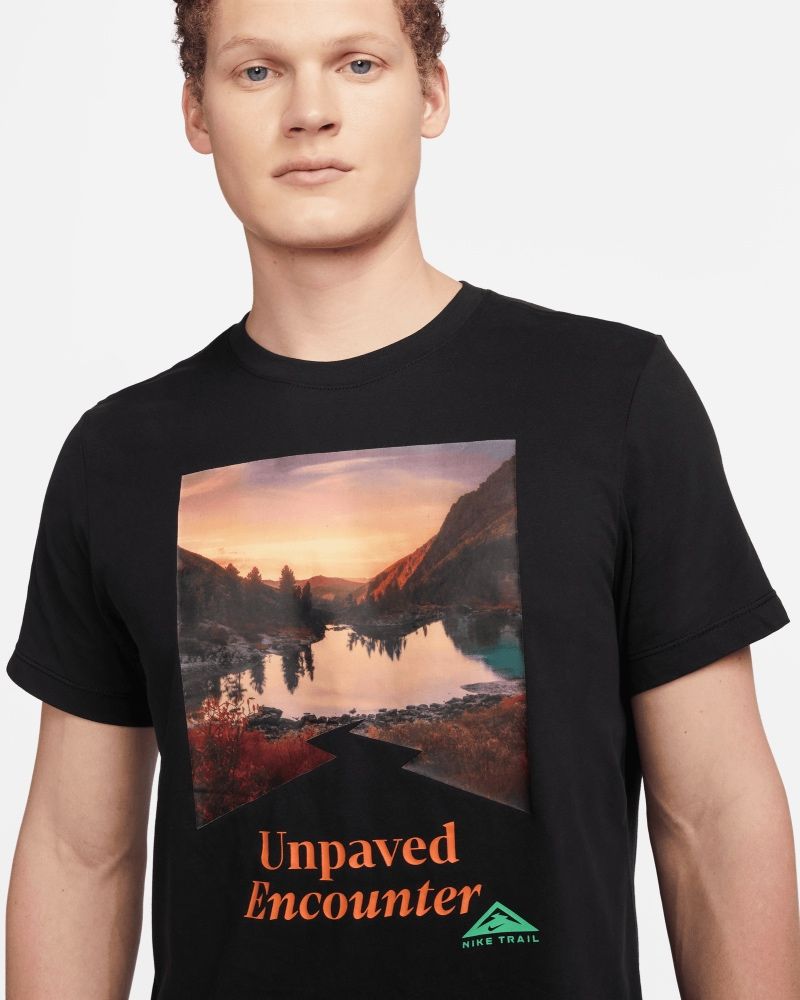 T-shirt Nike Trail Noir pour homme