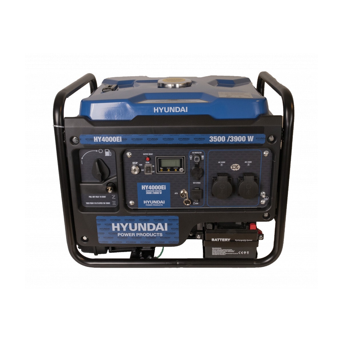 HYUNDAI HY4000Ei Inverter Aggregat 3900W - Fjernkontroll og ATS