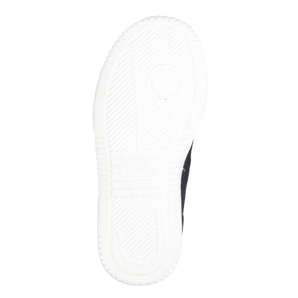 Develab leren sneakers donkerblauw