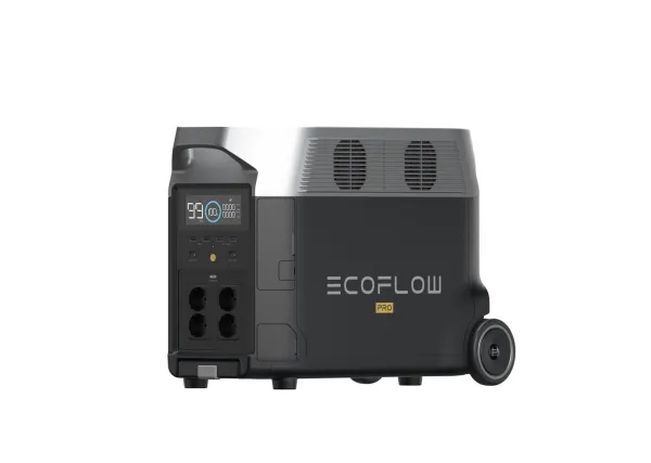 EcoFlow Delta Pro - Transportabel strømstation - AC 220-240 V - litiumjernfosfat - 3600 Wh - Wi-Fi, Bluetooth - output-stikforbindelser: 14