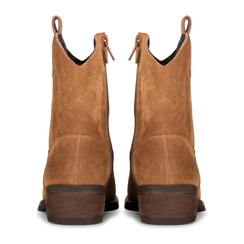 PS Poelman Bilasuède cowboylaarzen cognac