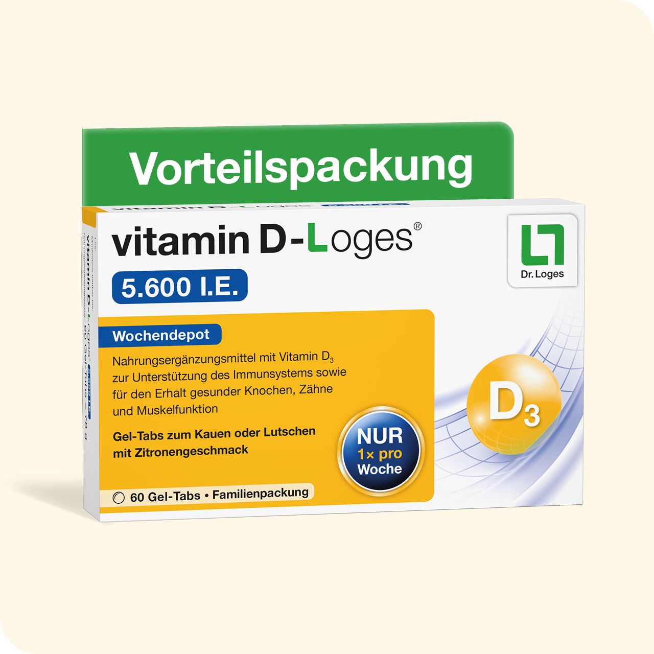 vitamin D-Loges® 5.600 I.E.
