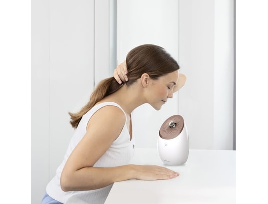 MEDISANA - Sauna facial nano-ionique ds 600 blanc et doré rose