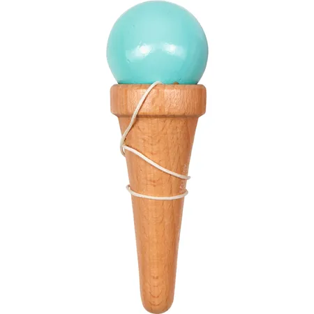 Die Spiegelburg Holz-Fangspiel Eistüte - Spiegelburg Sommerkinder, 3-fach sortiert