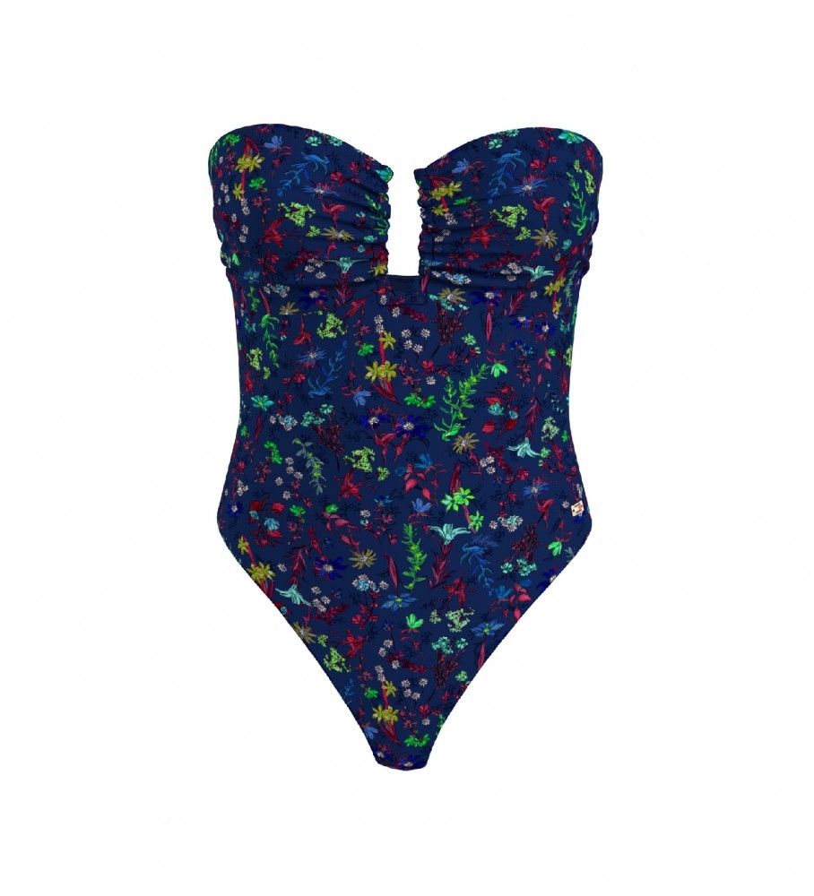 Maiô Tommy Hilfiger com estampa floral náutica
