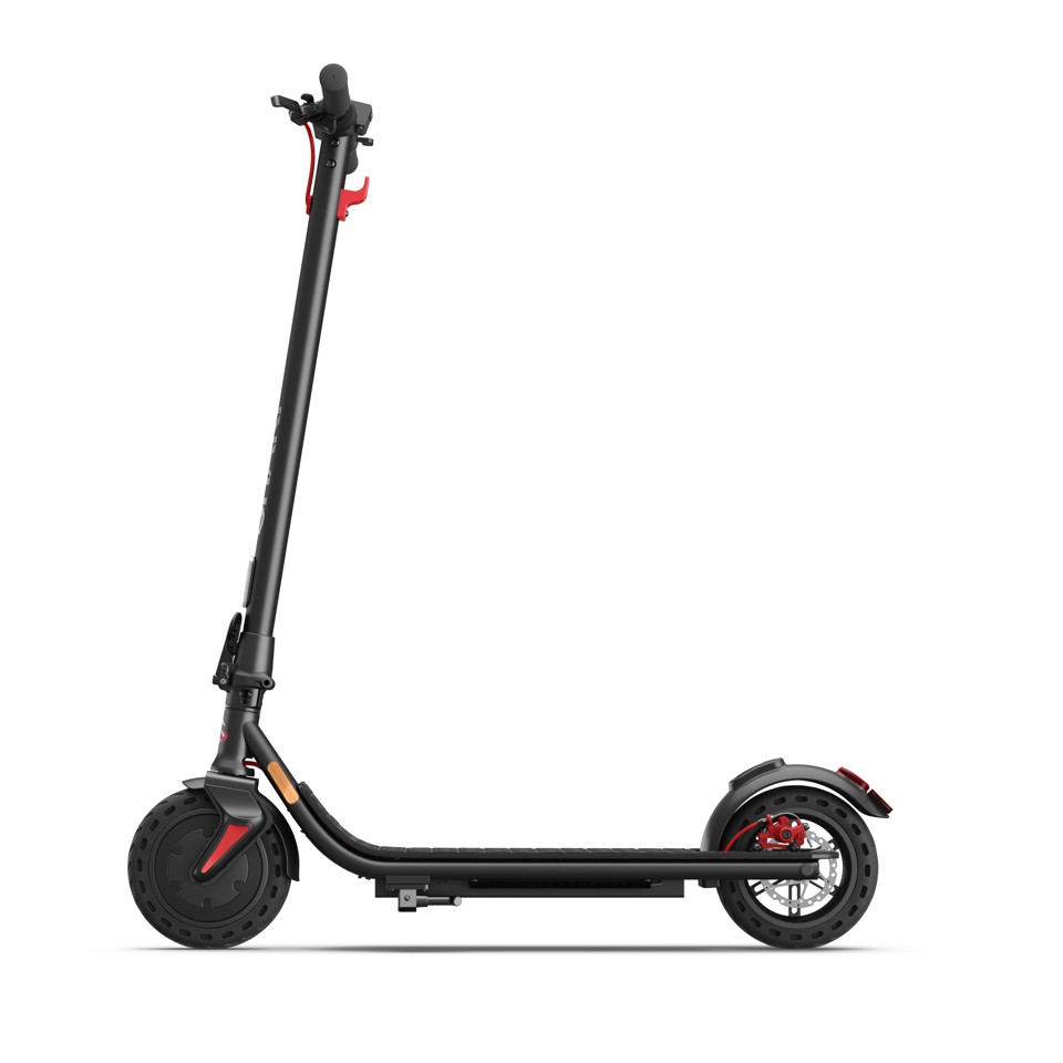 Sharp - El Løbehjul med LED-lys fodplade - Sort