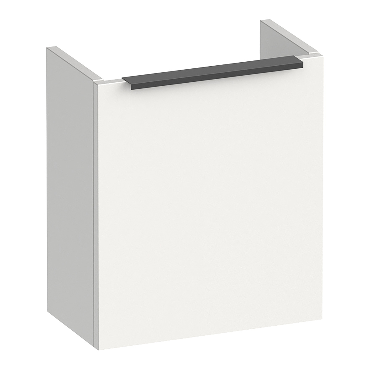 Brauer Elevate fonteinkast 40cm linksdraaiend wit mat