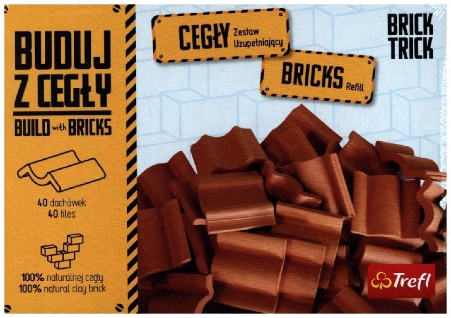 Brick Trick - Nachfüllung Dachpfannen 40 Stück