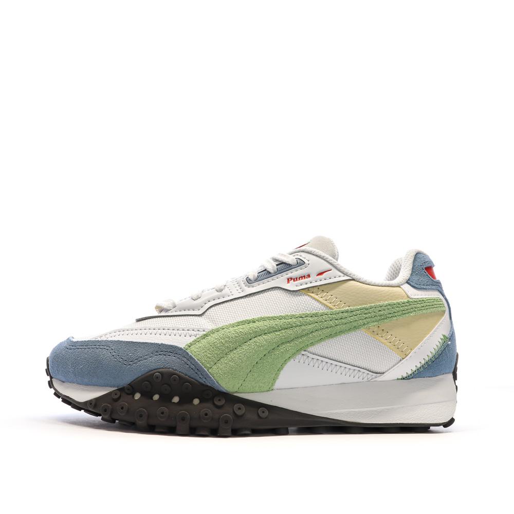 Puma Baskets Bleu/Blanc/Vert Garçon Puma Blktop Rider Bts
