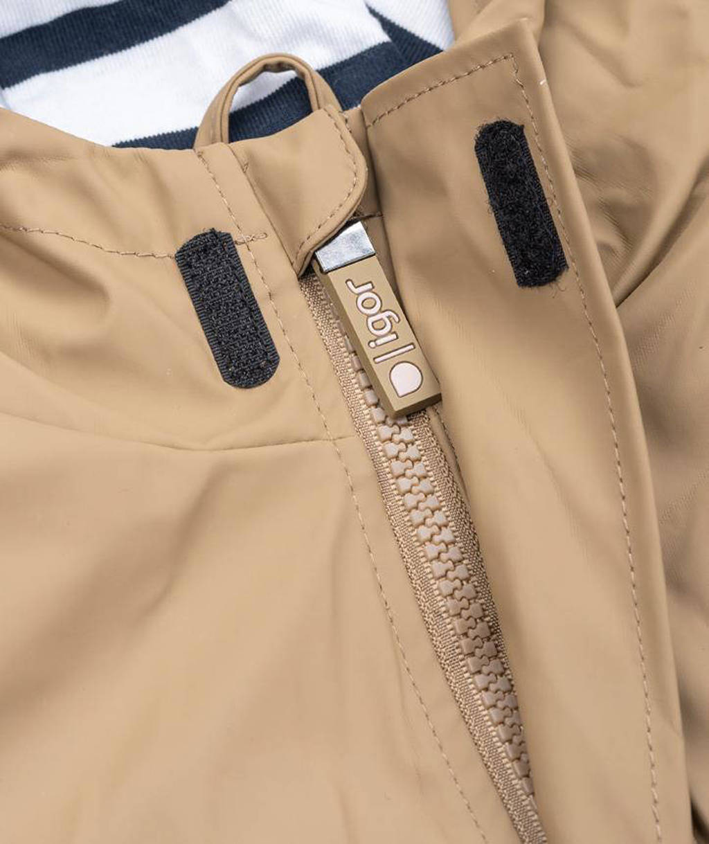 Igor unisex regenjas Euri taupe