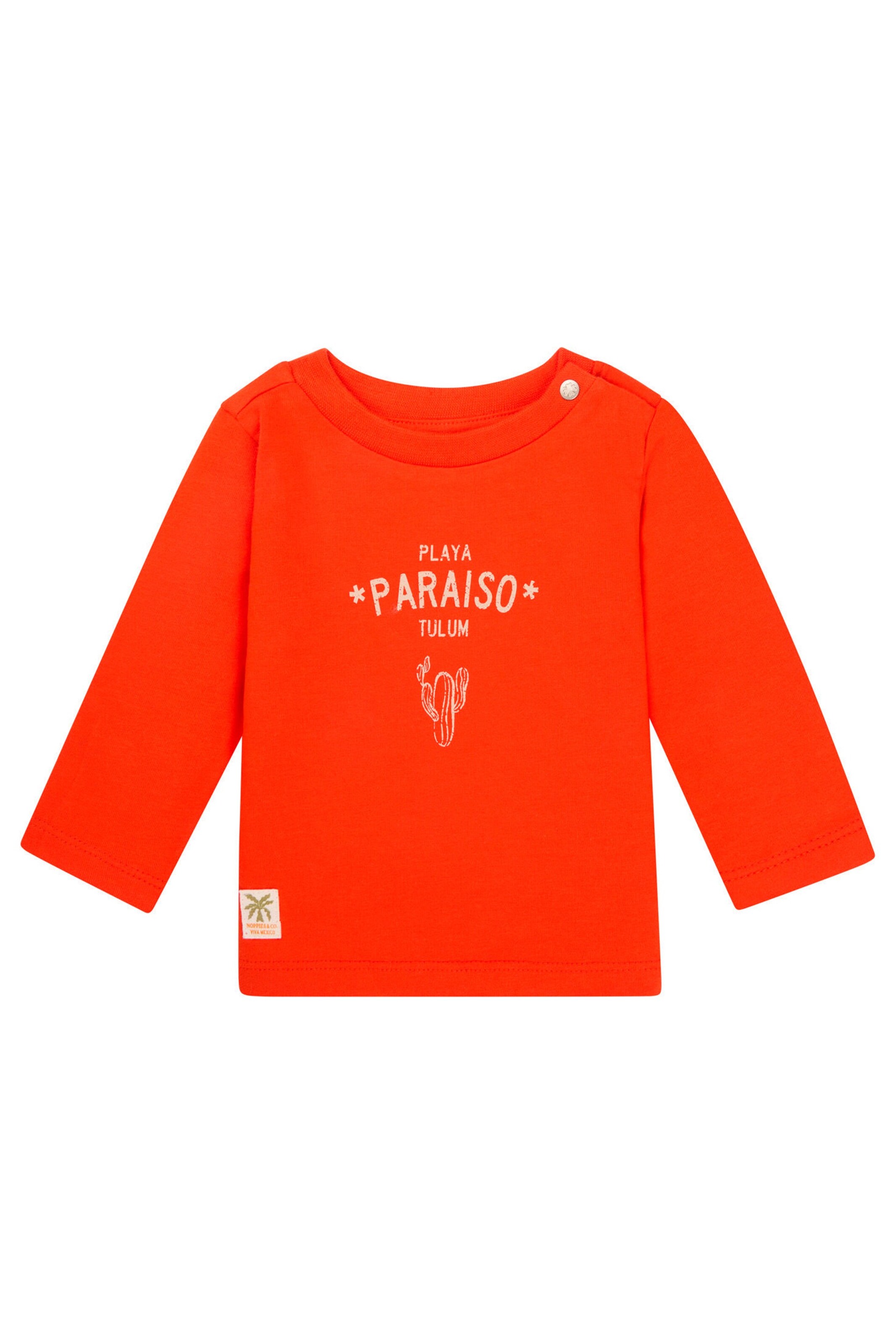 Noppies Baby Langarmshirt Okawa Spicy Orange