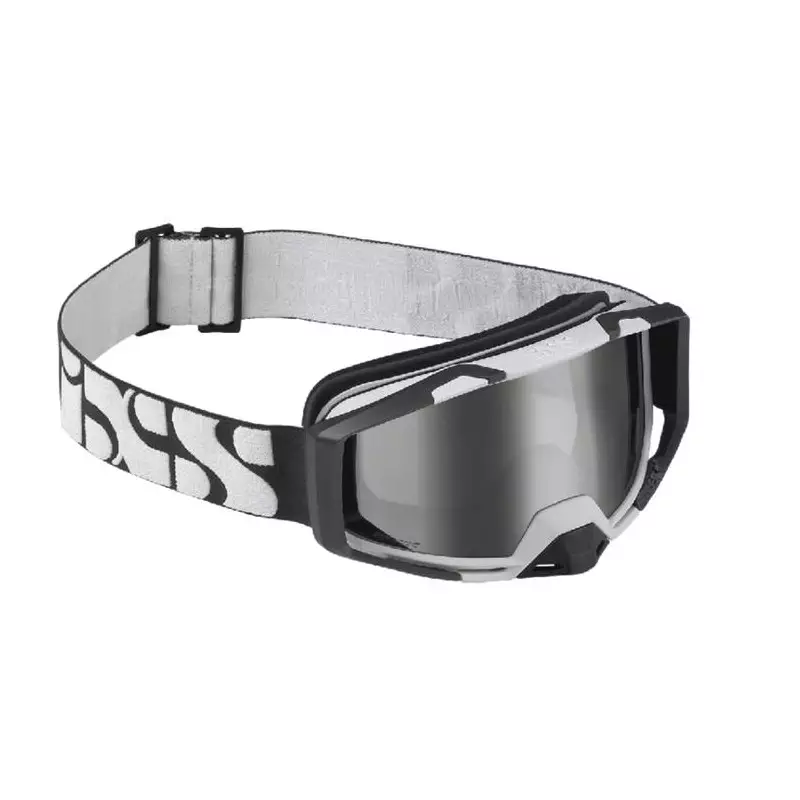 IXS Masque Trigger blanc / mirror silver
