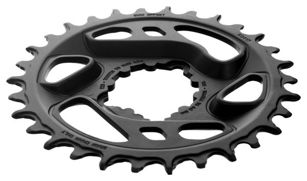 Plateau Sram X-Sync 2 Cold Forged Eagle Direct Mount 6mm Offset 12 Vitesses Noir