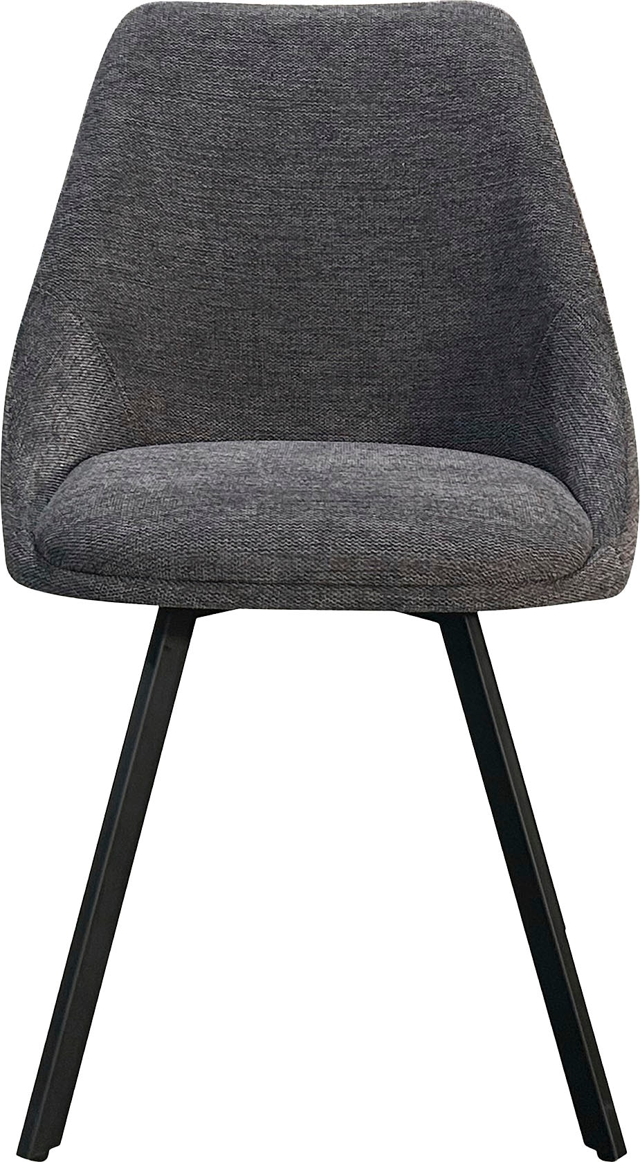 byLIVING Esszimmerstuhl »Jasper (2er-Set)« (Set) Sitzschale 360°drehbar, Metall schwarz, Küchenstuhl, diverse Bezüge