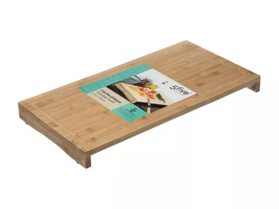Cache plaque en bambou - Beige - L 52 x l 28 cm