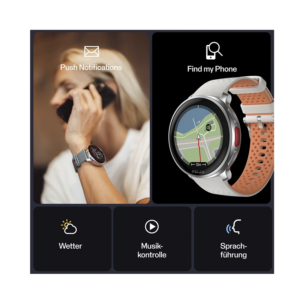 Polar Vantage V3 Smartwatch Sunrise Apricot 47mm
