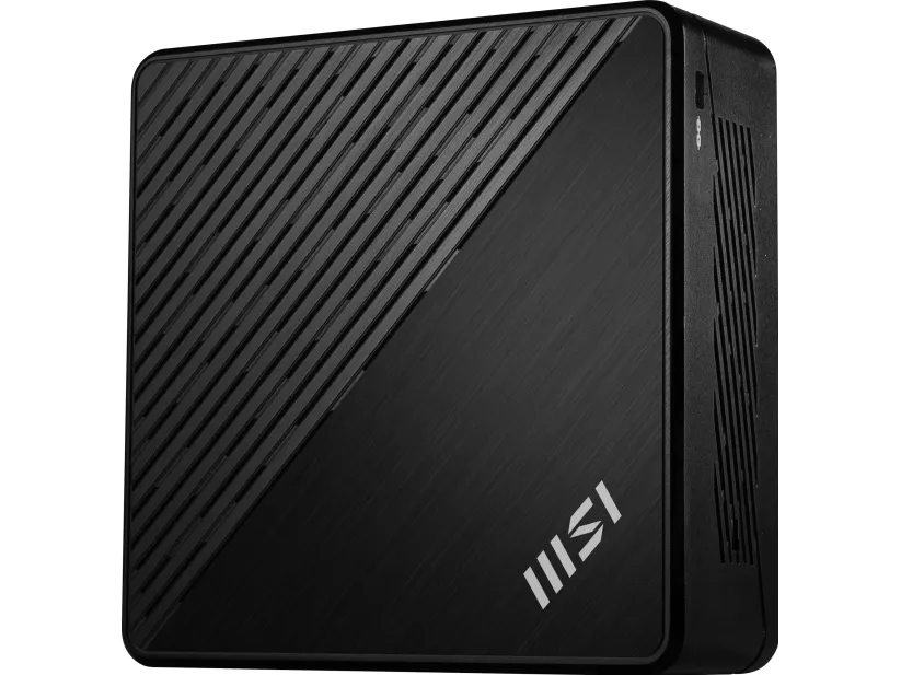 MSI Cubi N ADL 001BEU - Barebone - mini PC 1 x N-series N200 / op til 3.7 GHz - RAM 0 GB - UHD Graphics - Gigabit Ethernet - sort