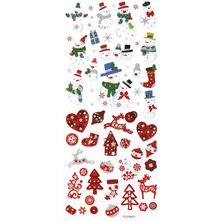 Sticker scintillant de Noël CHRISTMAS
