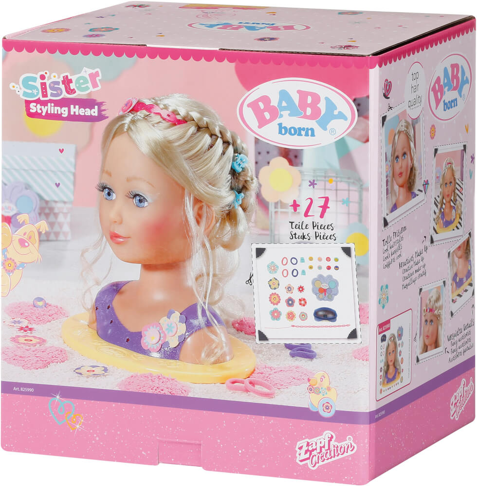 Zapf BABY born Sister Styling Head