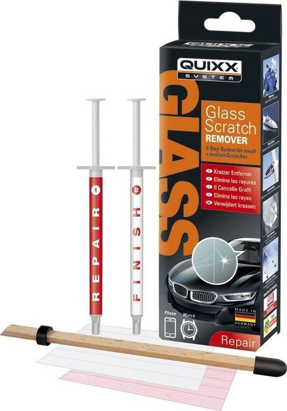 Quixx - Glas Krassen-Reparatieset - Verwijdert Kleine en Middelgrote Krassen van Glas