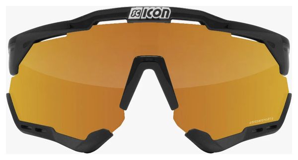 Lunettes SCICON Aeroshade XL Noir Brillant / Bronze Miroir