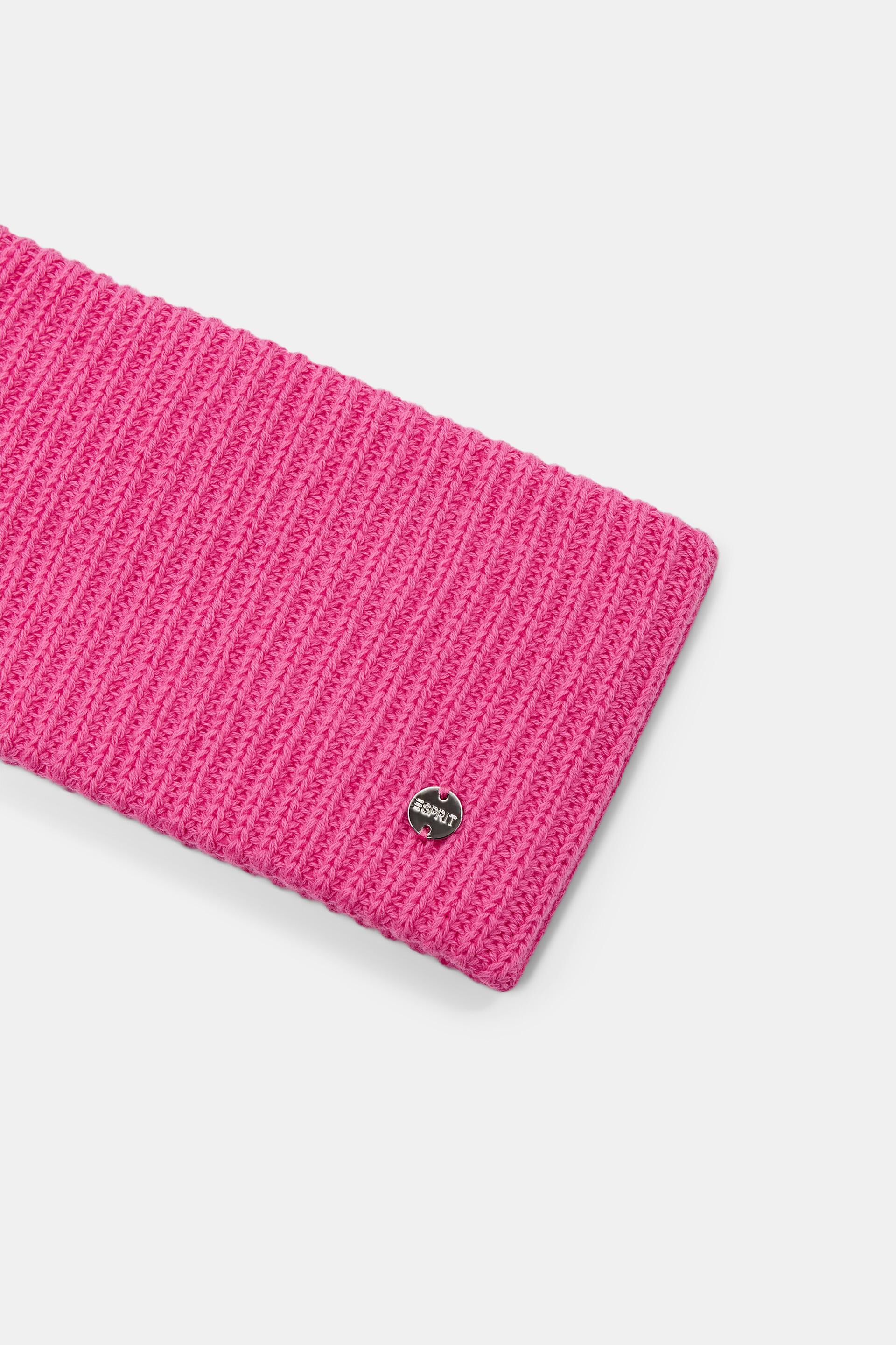 Bandeau en maille côtelée