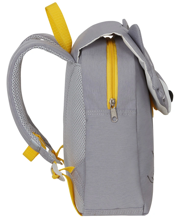 Rucksack HAPPY SAMMIES ECO S – RACOON REMY (24x27,5x14,5) in grau