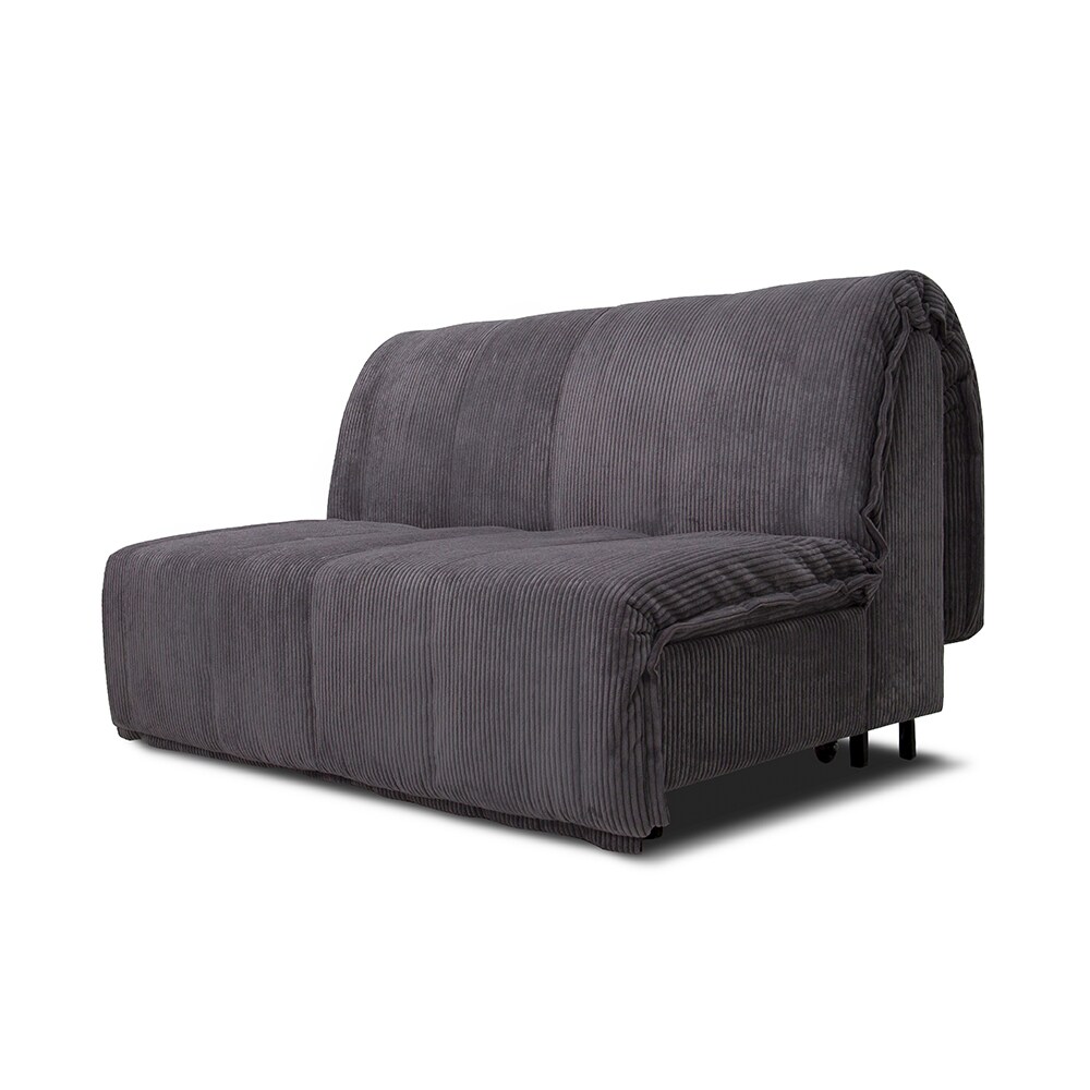 VitaliSpa Schlafsofa mit Bettkasten Malta, Grau, Klappcouch mit Schlaffunktion