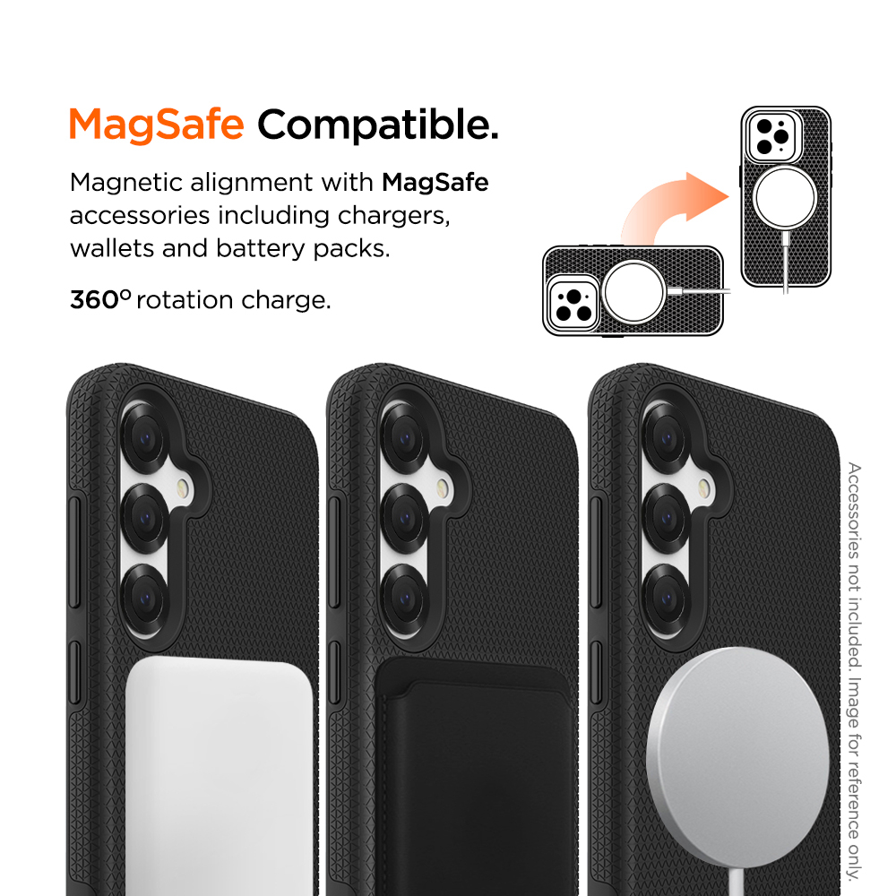 Samsung Galaxy S25 North Case Premium Hybrid Schutzhülle MagSafe-Modul (EGCA00710) - Schwarz