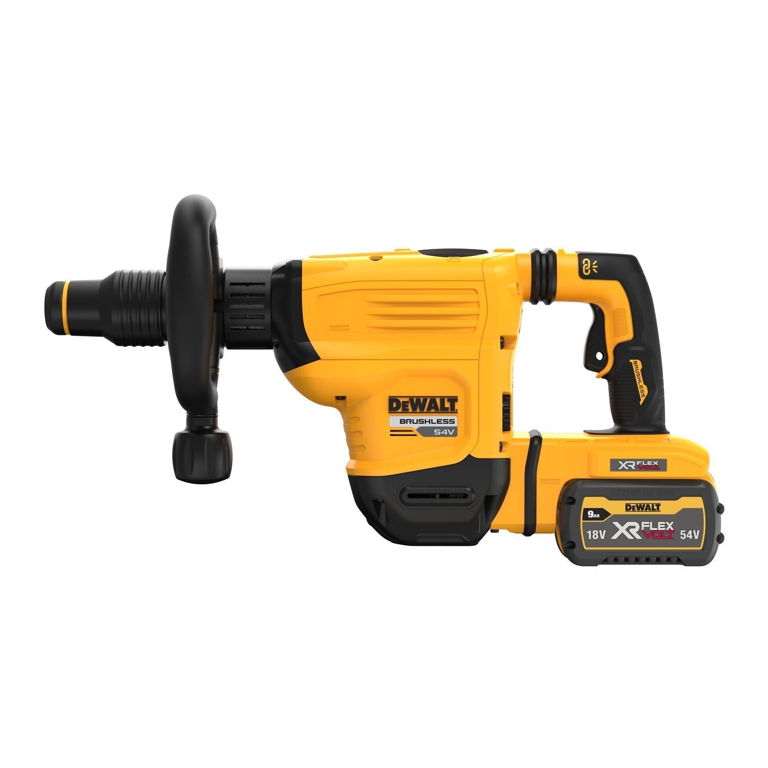 DeWALT DCH832X2-QW 6kg SDS-Max Accu Breekhamer 54V XR FlexVolt 9.0Ah in koffer