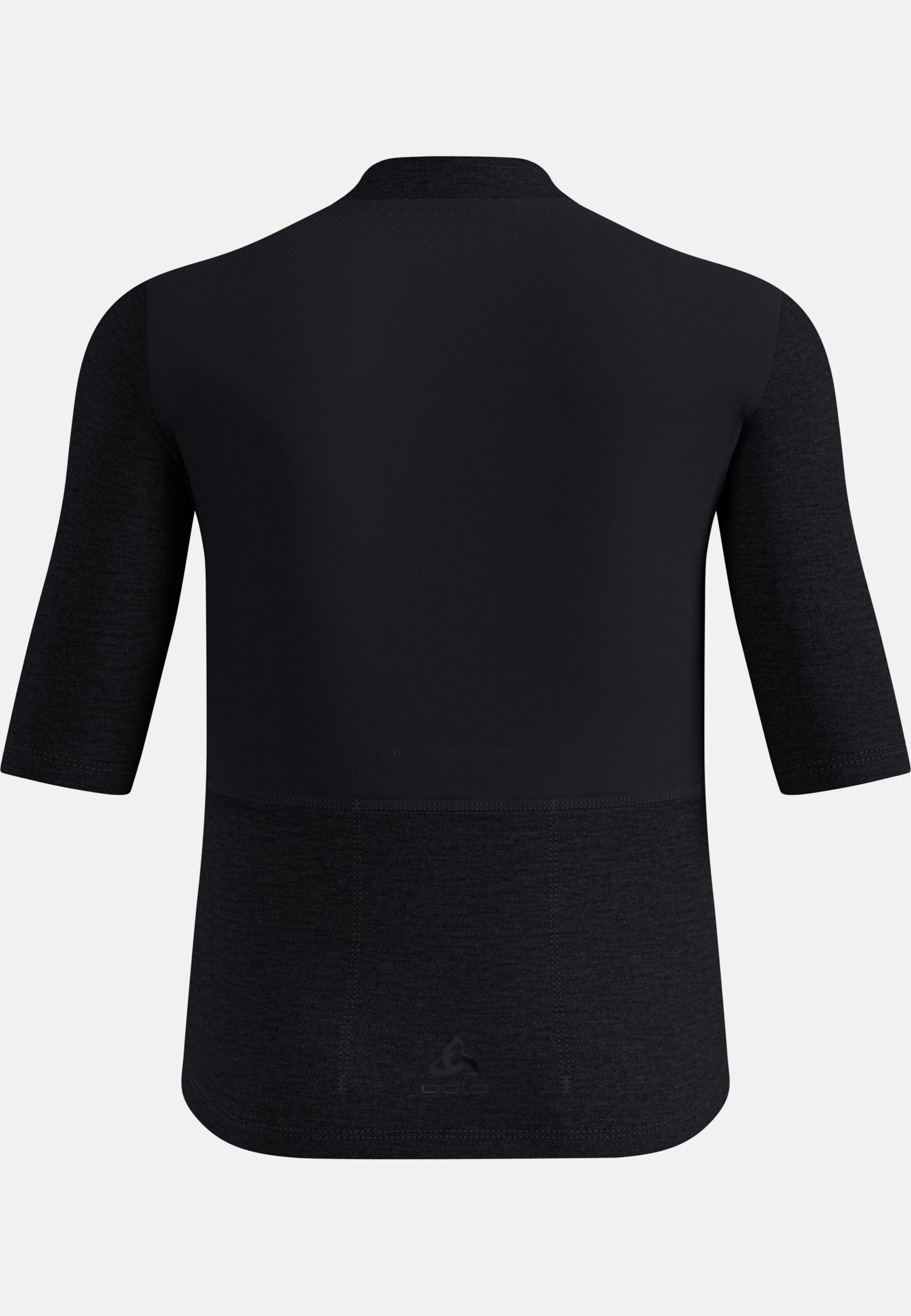 Zeroweight Merino Radtrikot mit Reissverschluss in black