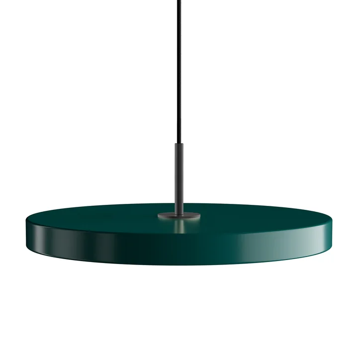 Umage - Asteria LED-Pendelleuchte, schwarz / forest green