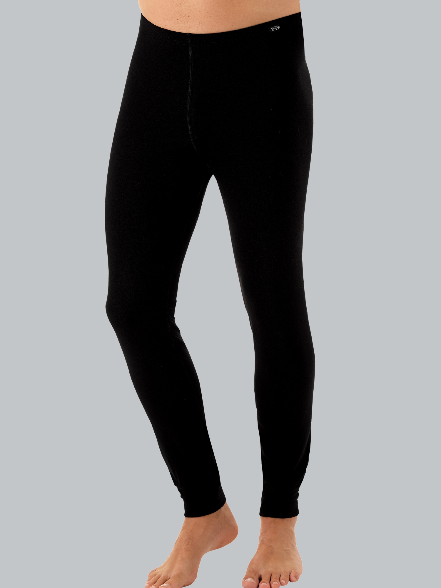 Lange Ski-/Sportunterhose Schwarz