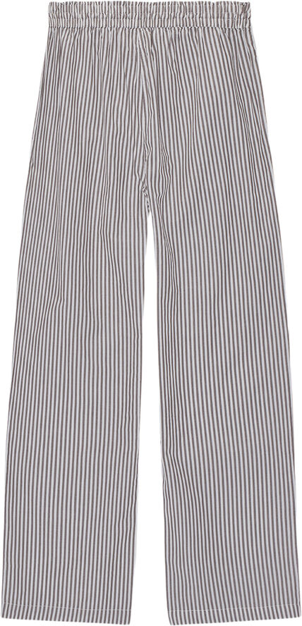 Moshi Moshi Mind moon pants stripe Dark taupe / ecru