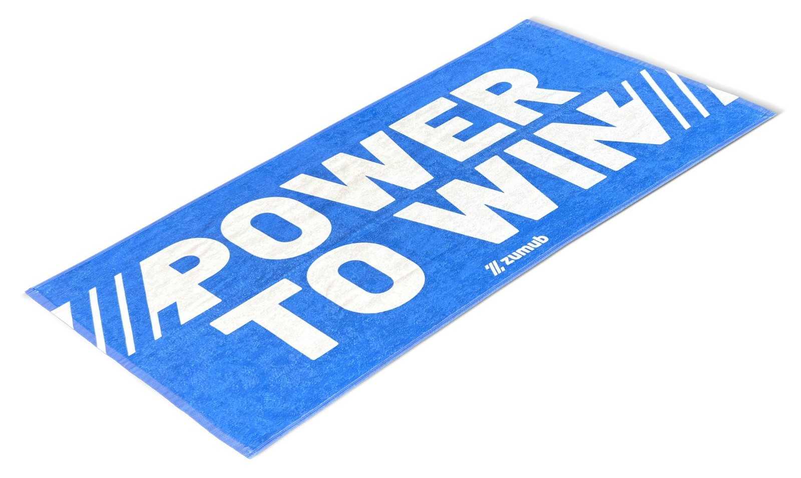 Toalha de ginástica clássica Zumub Power to Win, preta