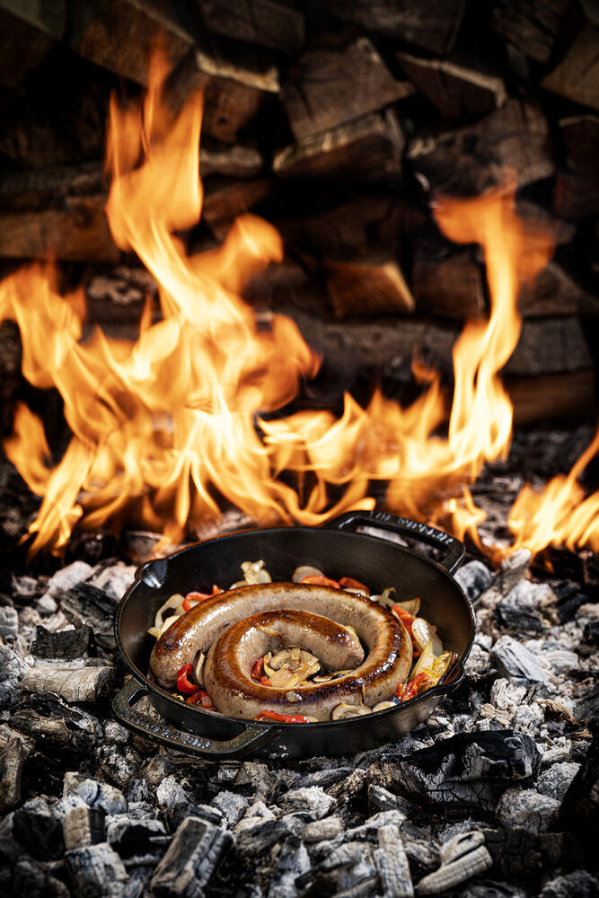 The Windmill Genuine Dutch Cast Iron - Skillet - Zwart - Large