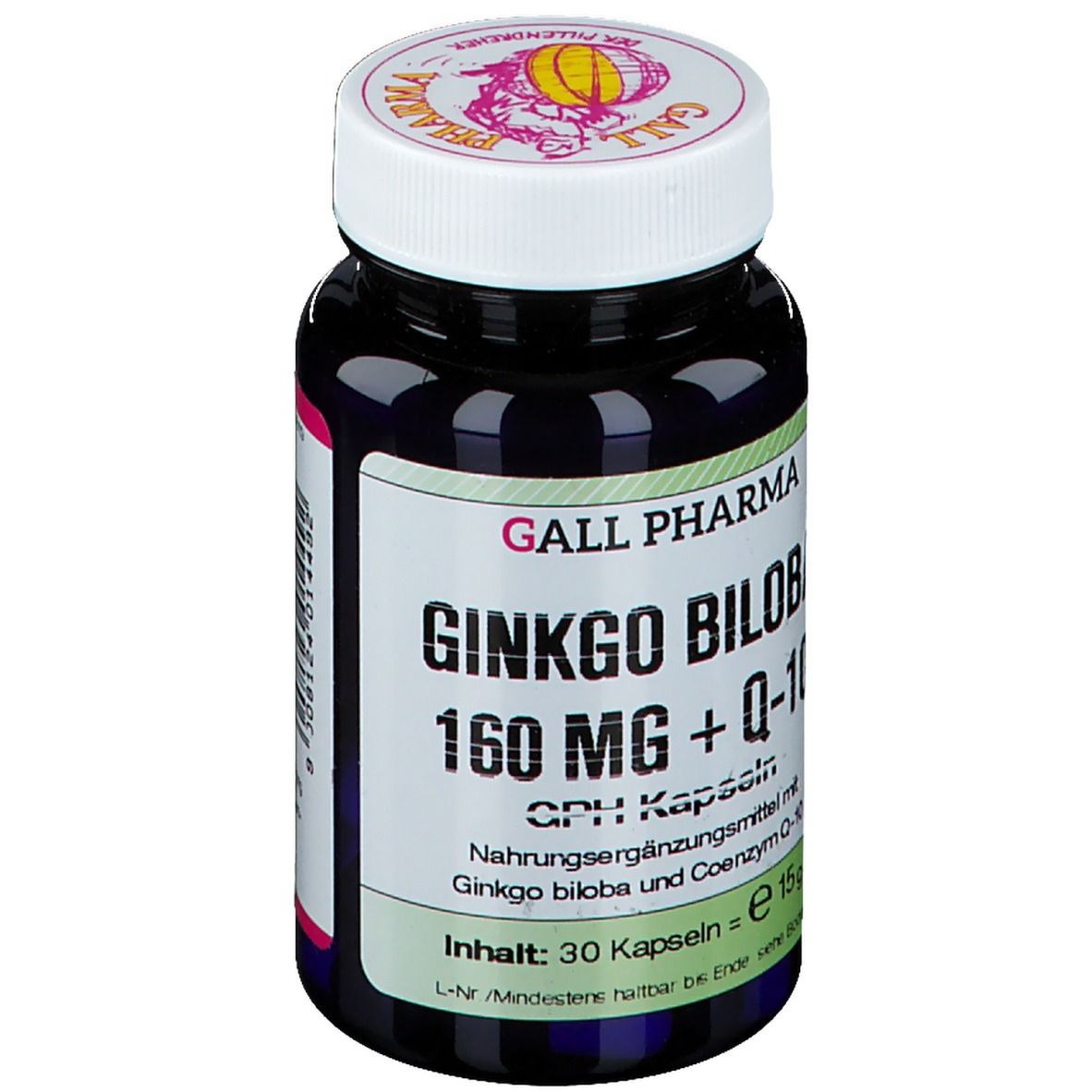 GALL PHARMA Ginkgo Biloba 160 mg + Q-10 GPH