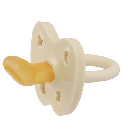 Hevea Schnuller - 3-36 mt. - Stern/Mond - Naturgummi - White