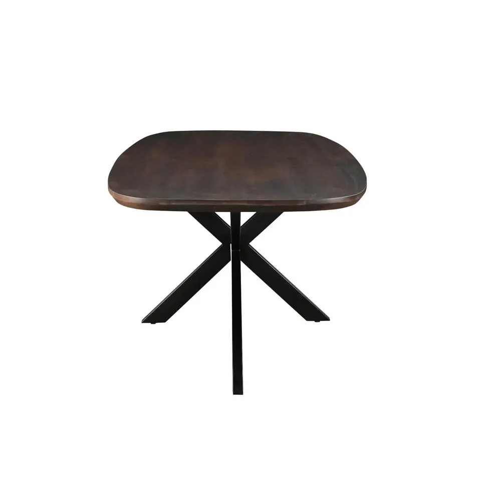 Livingfurn - Eetkamertafel Jesper Danish Oval Brown 230 cm - Mangohout