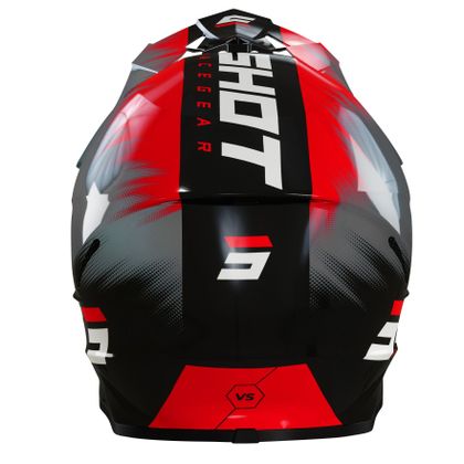 Casque cross Shot FURIOUS VERSUS - RED GLOSSY 2022 - Rouge