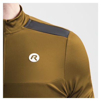 Maillot cycliste manches longues - Homme - Brun - Rogelli Mono
