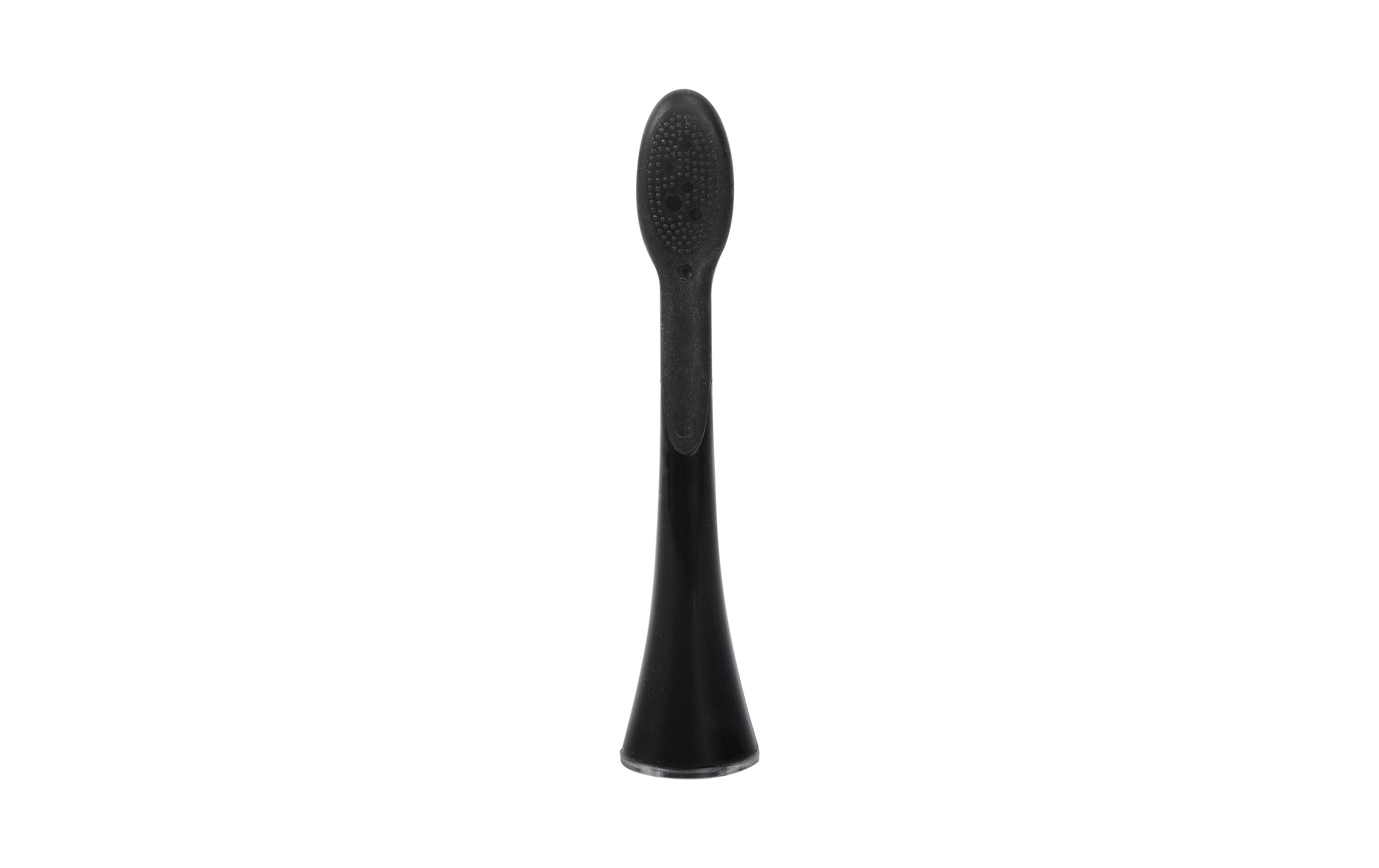 Zahnbürstenkopf Shine Bright Charcoal Schwarz, 6 StückErsatz-Bürstenköpfe