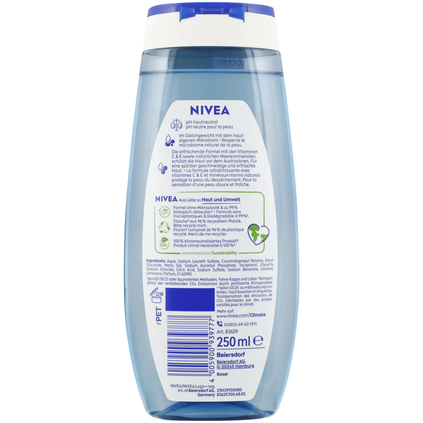 Nivea Duschgel Fresh Pure