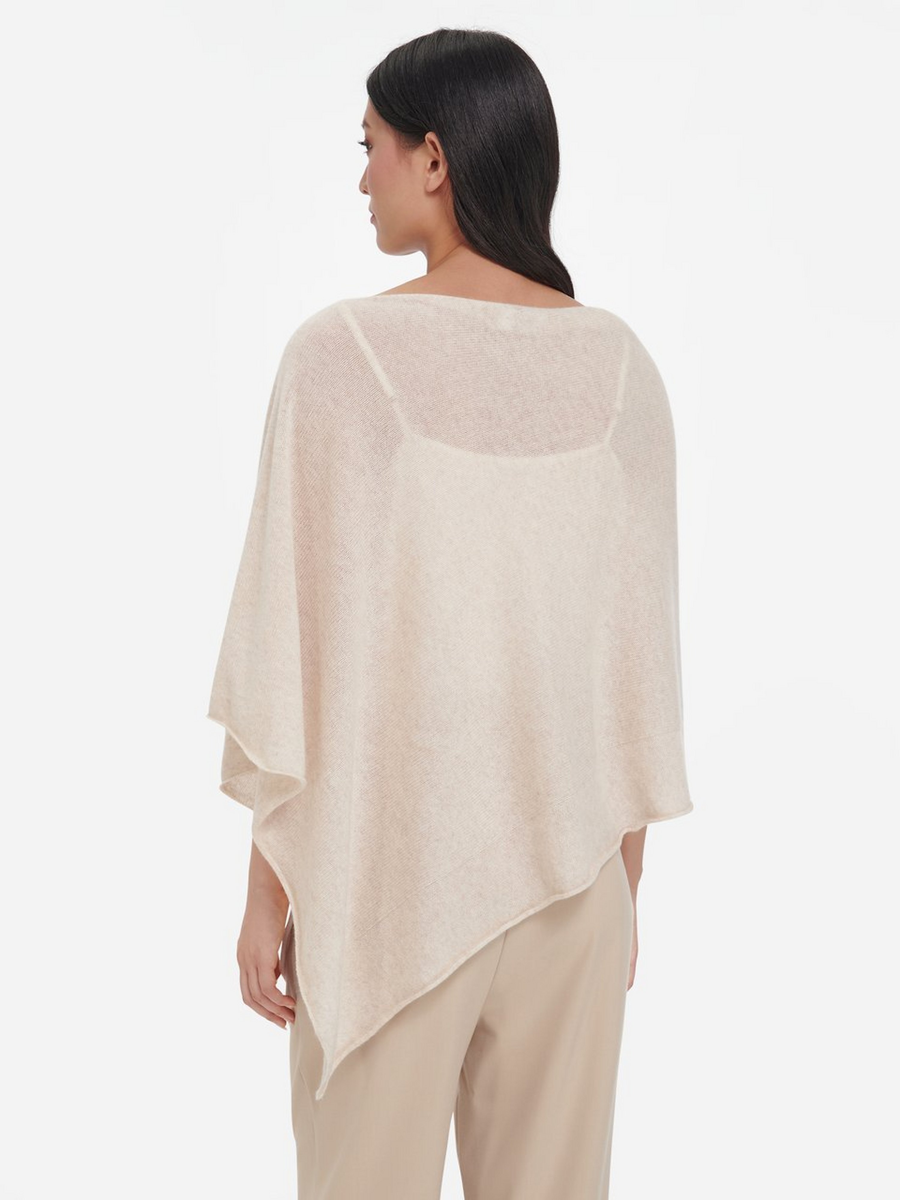 Poncho aus 100% Kaschmir