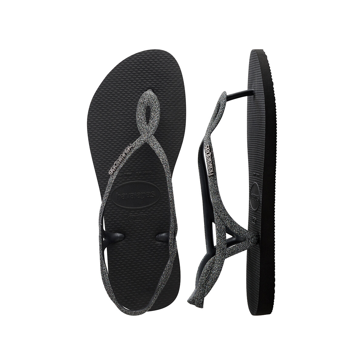 HAVAIANAS<br>Sandálias de borracha com salto baixo
