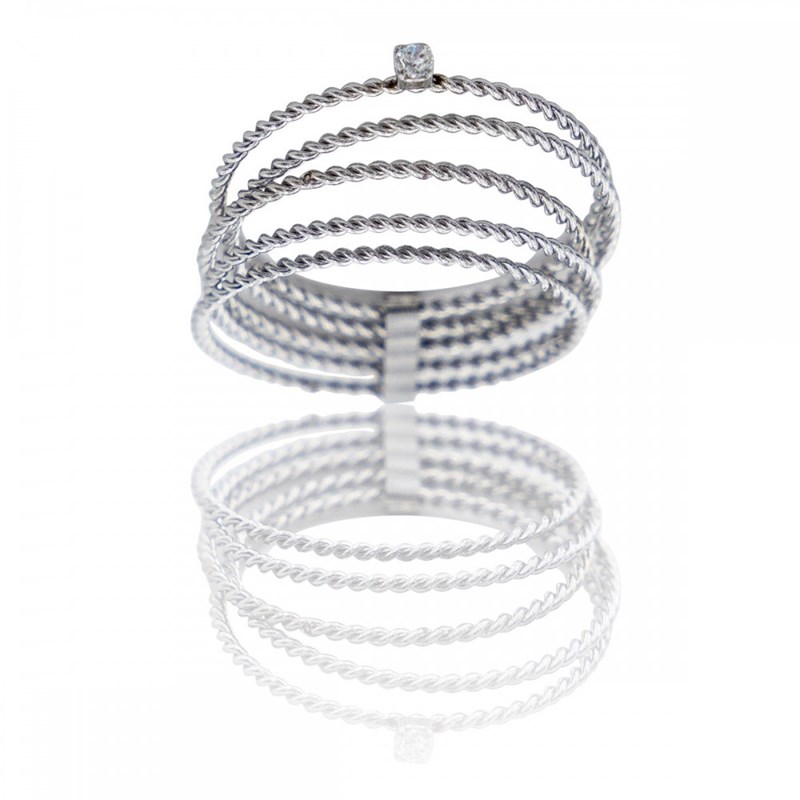 Cinq Bagues Femme Strass DAPHNEE