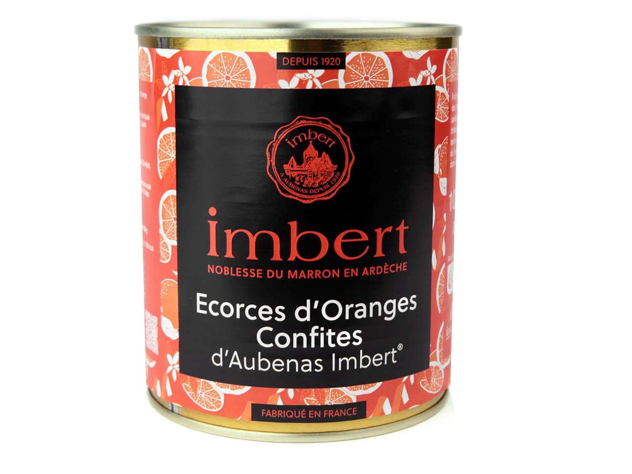Ecorces d'orange confites au sirop - 480 g - Imbert
