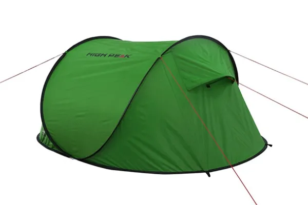 High Peak Vision 3, Camping, Tunneltelt, 2,3 kg, Grøn