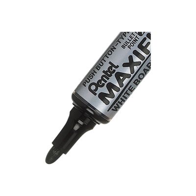 Pentel MAXIFLO - Marqueur effaçable - pointe ogive large - noir